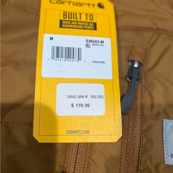 Carhartt puffer jacket size Medium - Picture 3 of 4